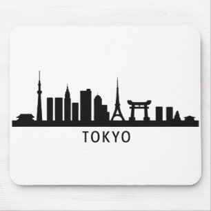Mousepad Paisagem Urbana do Japão Viagem   Silhueta do Hori