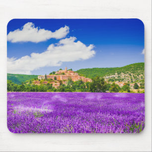 Mousepad paisagístico da lavanda de Proveniência