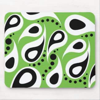 Mousepad Paisley moderno - verde