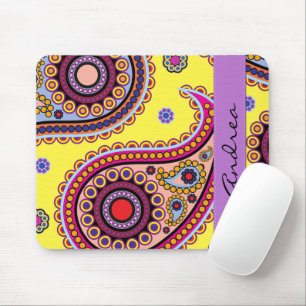 Mousepad Paisley Pattern, Persa Paisley, Boteh, Seu Nome