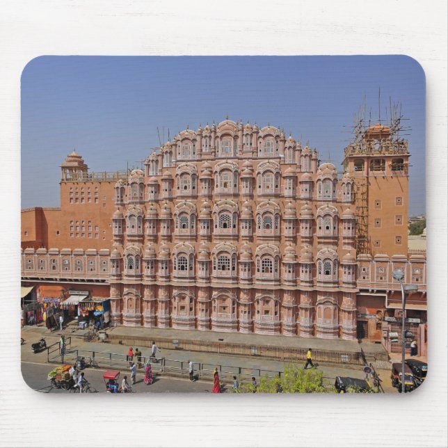 Mousepad Palácio dos ventos (Hawa Mahal), Jaipur, Índia, (Frente)