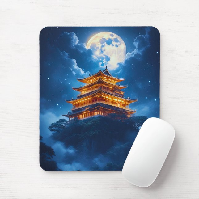 Mousepad Palácio Lunar nas Montanhas Celestiais (Com mouse)