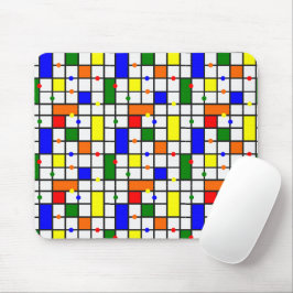 Mousepad Palavra Cruzada Colorida
