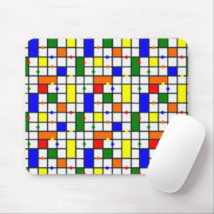 Mousepad Palavra Cruzada Colorida