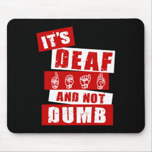 Mousepad Palavra-Mão de Sensibilização de Deficientes Audit