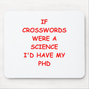 Mousepad palavras cruzadas