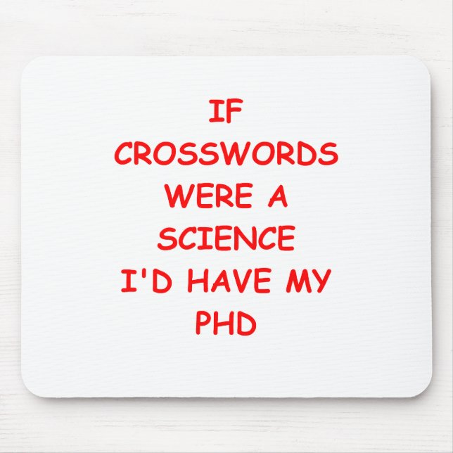 Mousepad palavras cruzadas (Frente)
