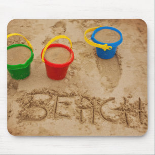 Mousepad Palavras da areia da praia