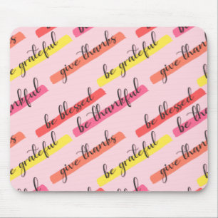 Mousepad Palavras de Ação de Graças