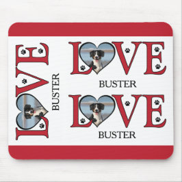 Mousepad Palavras de amor bonitas com fotos de cães