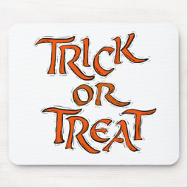 Mousepad Palavras de Truque ou Tratamento de Halloween