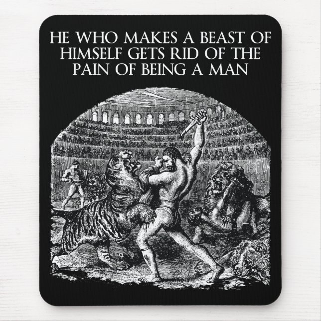 Mousepad Palavras Motivacionais - BEAST (Frente)