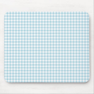 Mousepad Pale Blue Gingham
