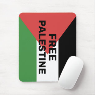 MOUSEPAD PALESTINA GRATUITA SINALIZADA VERMELHO PRETO VERDE