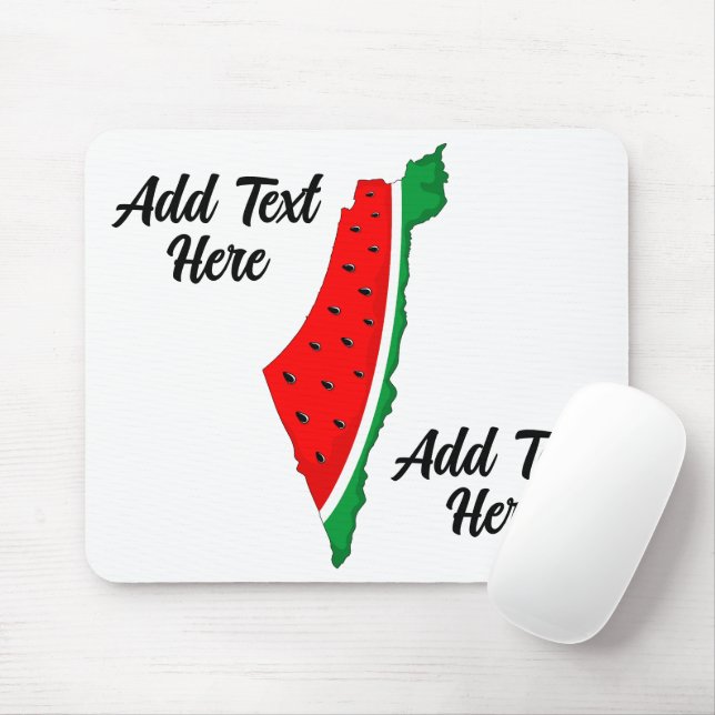 Mousepad Palestina - Mapa Watermelon - Símbolo da liberdade (Com mouse)