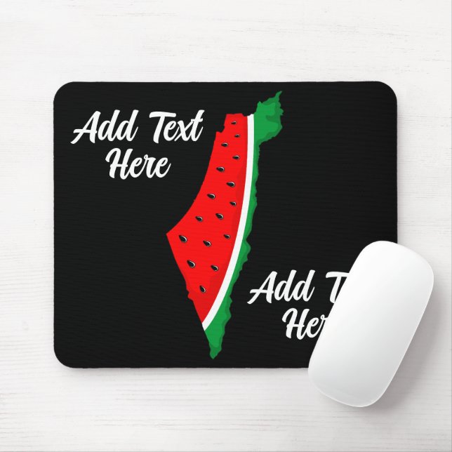 Mousepad Palestina - Mapa Watermelon - Símbolo da liberdade (Com mouse)