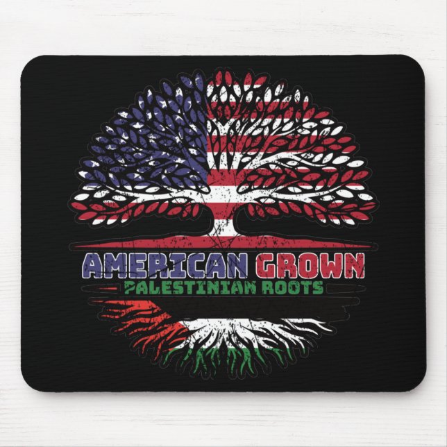 Mousepad Palestina, Palestina, América, Árvore dos Estados  (Frente)