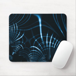 Mousepad Palhetas vivas curvas ou espinhos de azul real
