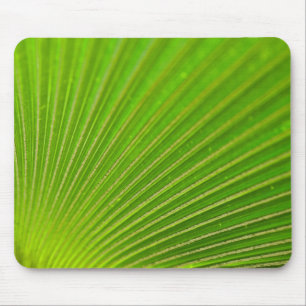 Mousepad Palm Frond Green Pattern