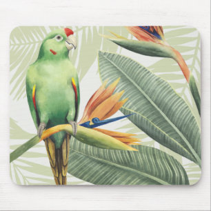 Mousepad Palm Sai Com Pássaro Verde