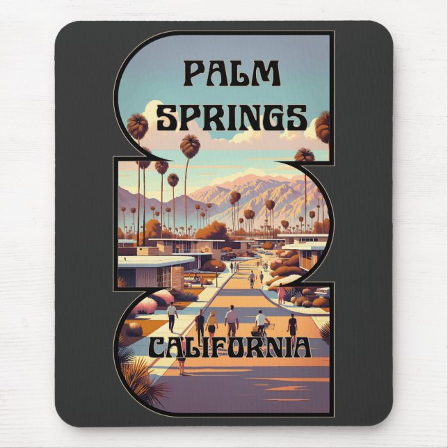 Mousepad Palm Springs, Califórnia (Frente)