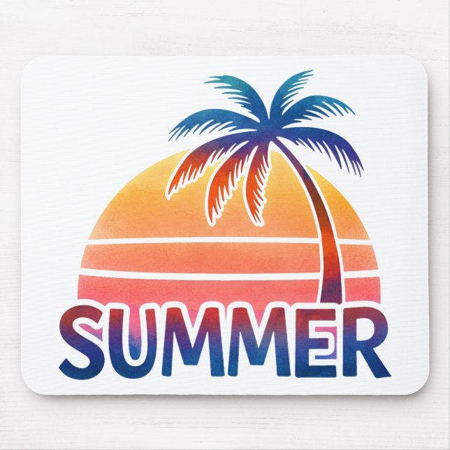 Mousepad Palmeira de Verão (Frente)