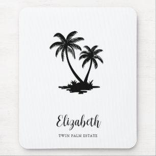 Mousepad Palmeira Tropical Personalizada da Costa
