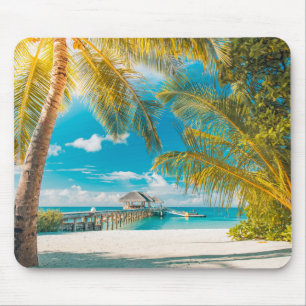Mousepad Palmeiras no por do sol
