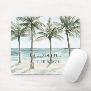 Mousepad Palmeiras tropicais — Ocean Beach