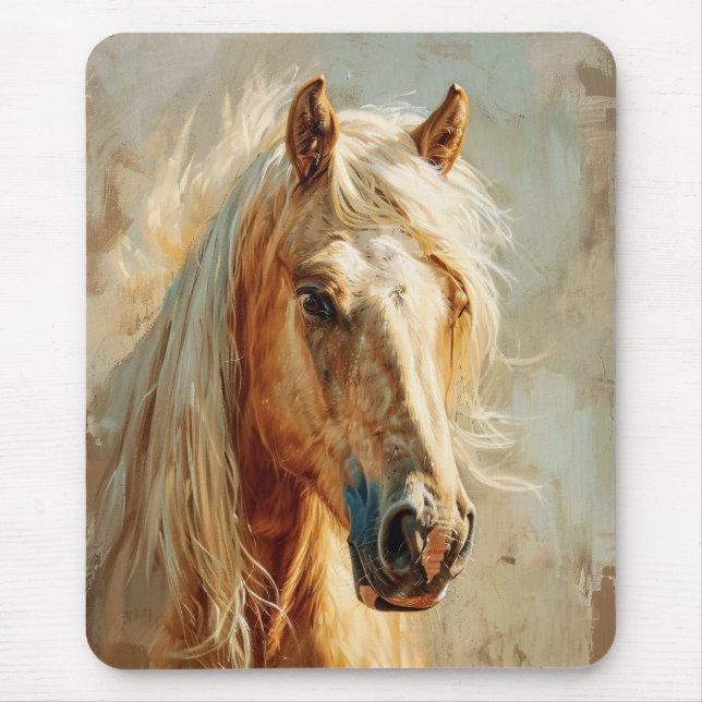 Mousepad Palomino Horse Portrait (Frente)