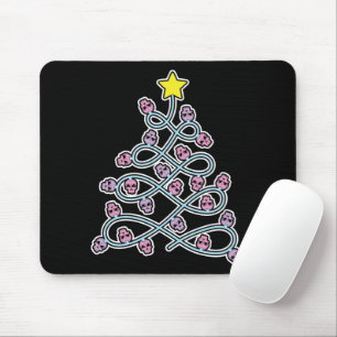 Mousepad Pálpebras Góticas Pálpebra de Árvore de Natal