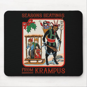 Mousepad Pancadas Sazonais do Krampus no Natal
