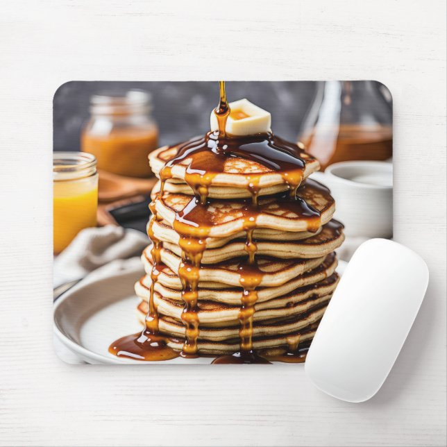 Mousepad Pancake Stack Com Xarope (Com mouse)