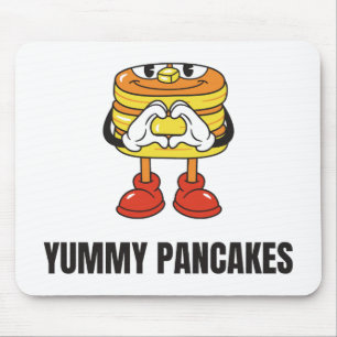 Mousepad Pancakes Comida Kawaii Face