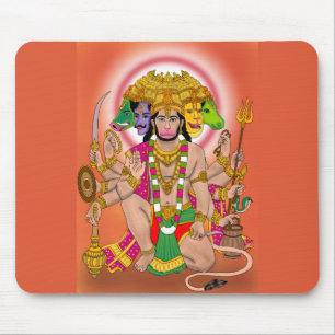 Mousepad Panchmukhi Hanuman Tapete de Mouse
