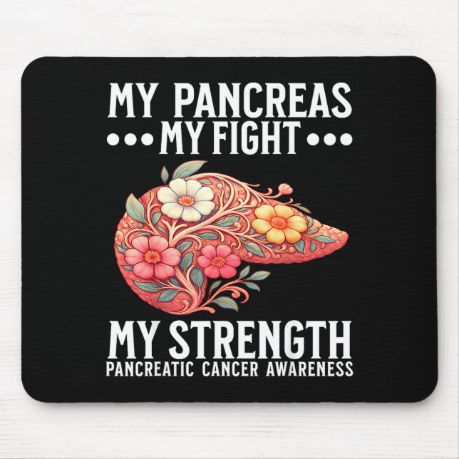 Mousepad Pancreatic Cancer Awareness Pancreatic Cancer  (Frente)