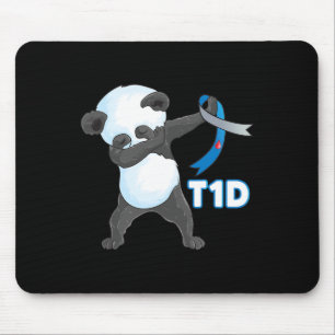 Mousepad Panda 1 Diabetes Diabetes Tipo 1, Batido Divertido