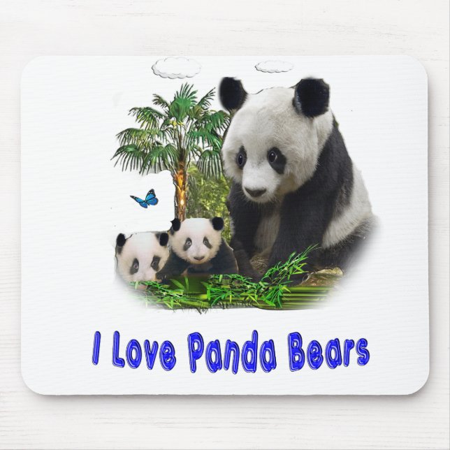 Mousepad panda beras (Frente)