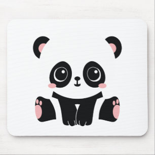 Mousepad Panda de desenho animado