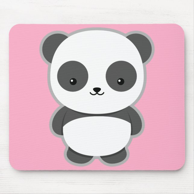 Mousepad Panda de Kawaii (Frente)