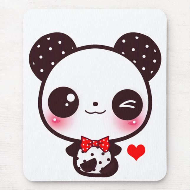 Mousepad Panda de Kawaii (Frente)