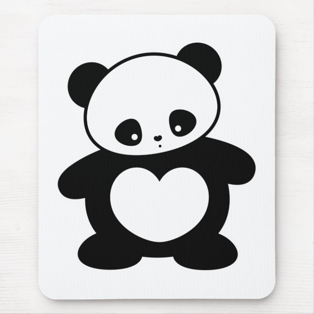 Mousepad Panda de Kawaii (Frente)