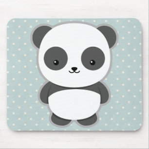 Mousepad Panda de Kawaii