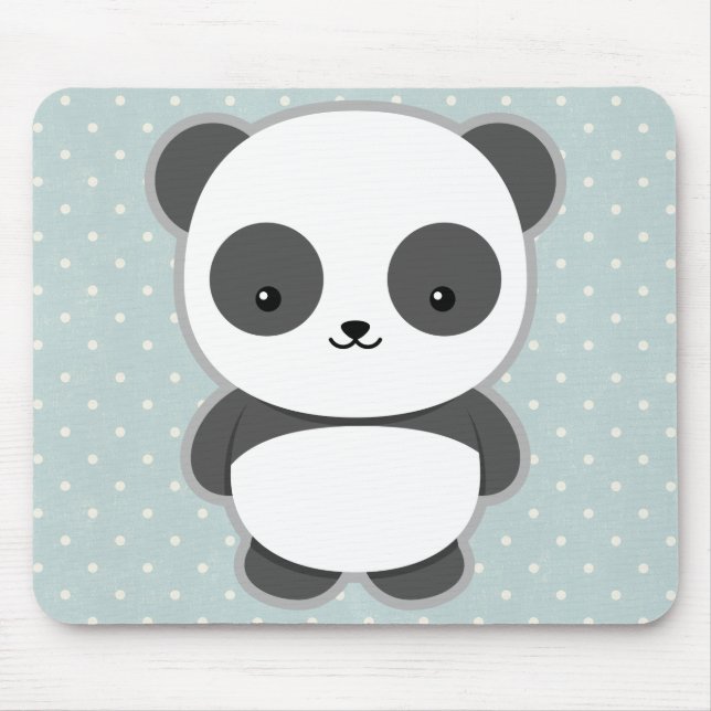 Mousepad Panda de Kawaii (Frente)