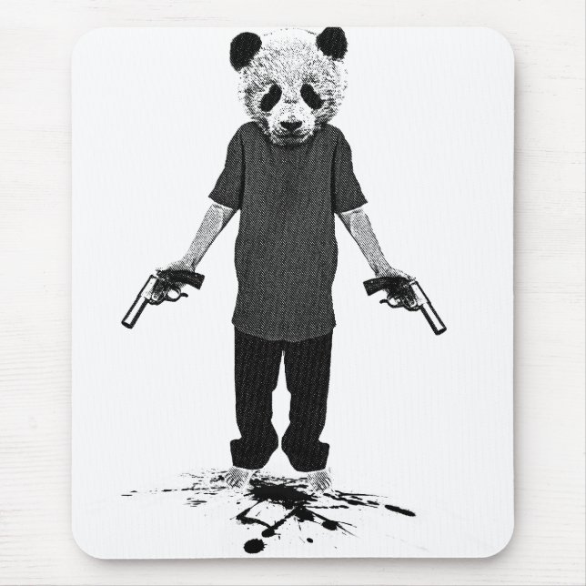 Mousepad Panda do assassino (Frente)