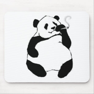 Mousepad Panda do fumador