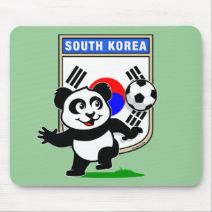 Mousepad Panda do futebol de Coreia do Sul