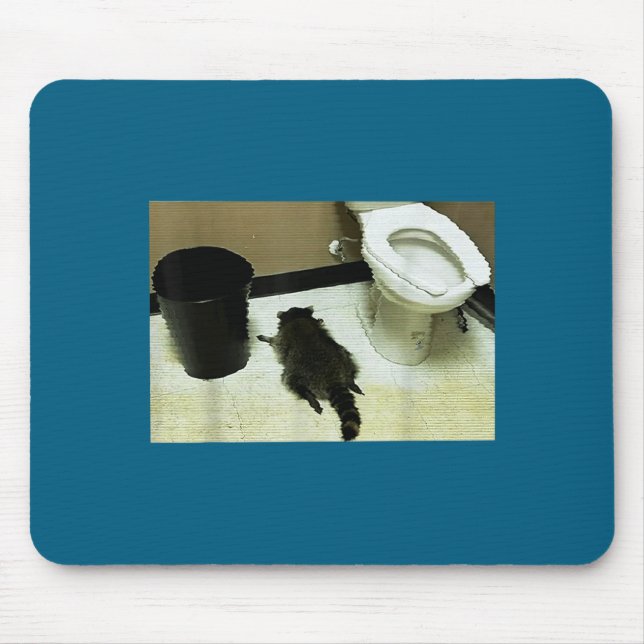 Mousepad Panda Embriagado Engraçado Desarrumado  (Frente)