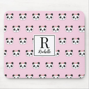 Mousepad Panda Rosa-Rosa, Girassol Personalizado