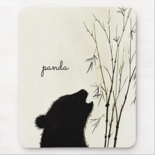 Mousepad Panda Silhouette